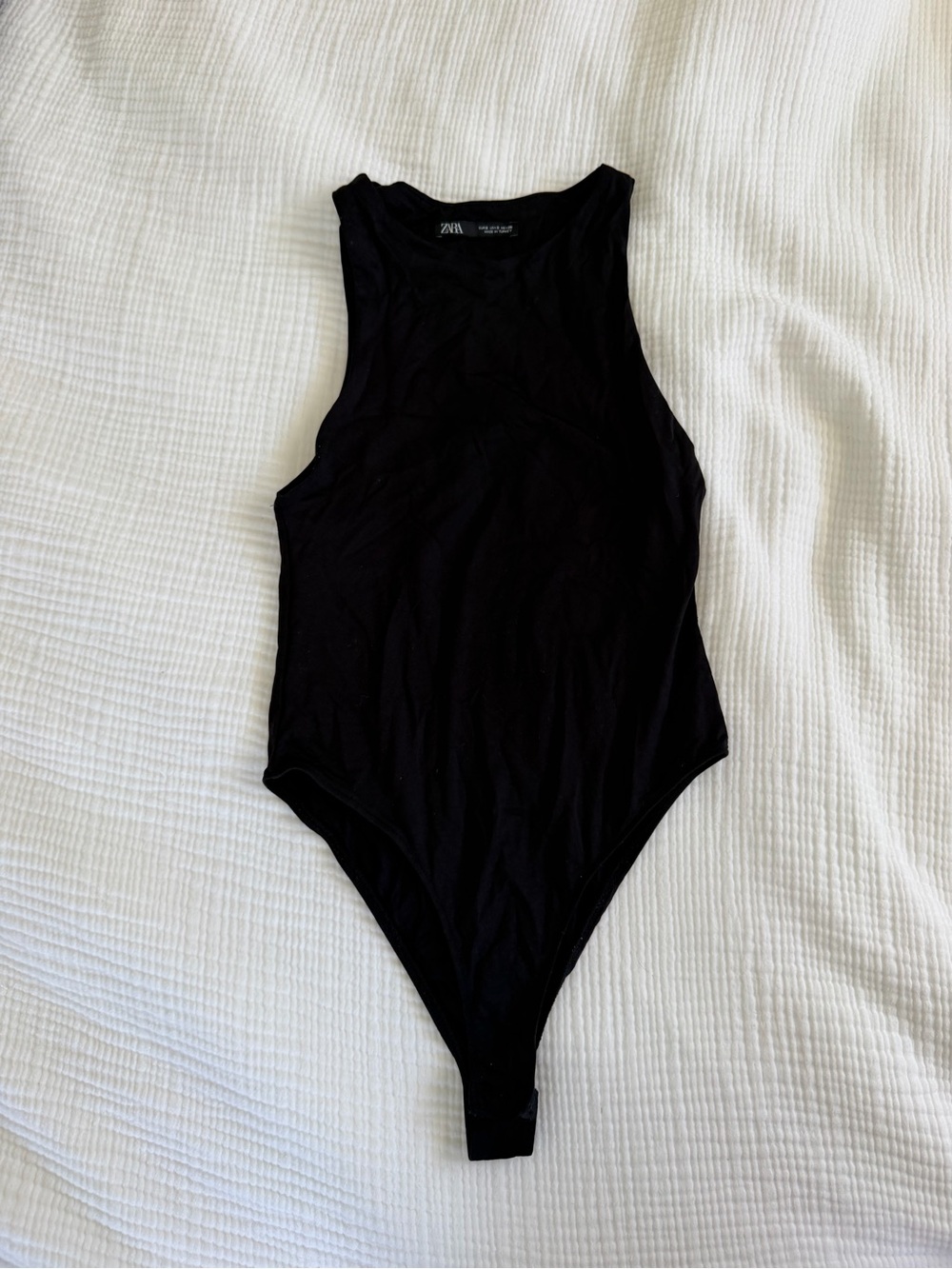 Zara Black Halter Neck Bodysuit